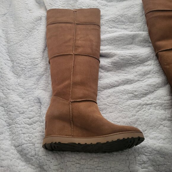 Over the Knee Ugg Boots brown/tan - Picture 9 of 9